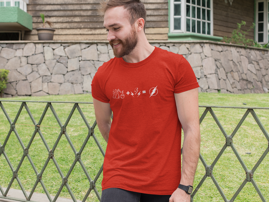 The Flash Formula - Unisex Classic Crew Neck Half Sleeve Cotton T-Shirt