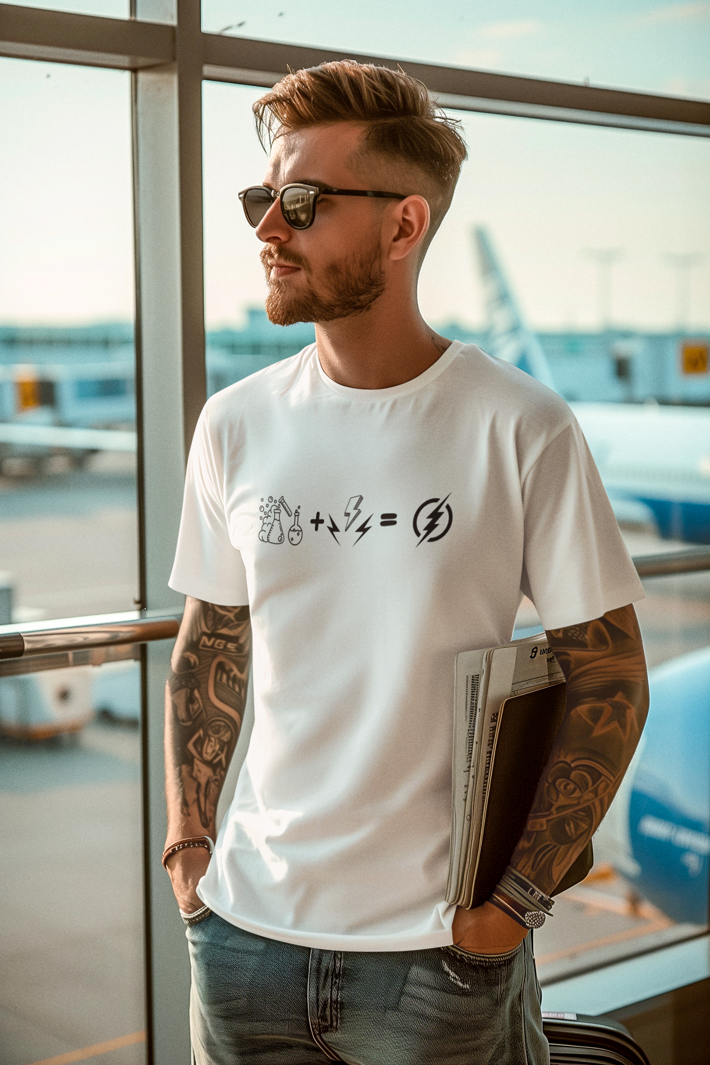 The Flash Formula - Unisex Classic Crew Neck Half Sleeve Cotton T-Shirt
